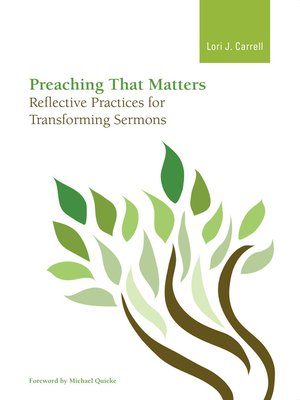 cover image of Preaching that Matters